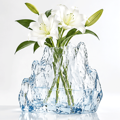 VELOQIAO® Glacier Peak Crystal Vase
