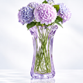 VELOQIAO® Lilac Trumpet Crystal Vase