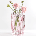 VELOQIAO® Rose Ice Crystal Vase