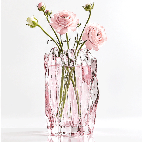 VELOQIAO® Rose Ice Crystal Vase