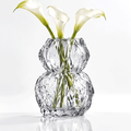 VELOQIAO® Ice Gourd Crystal Vase