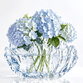 VELOQIAO® Ice Basin Crystal Vase