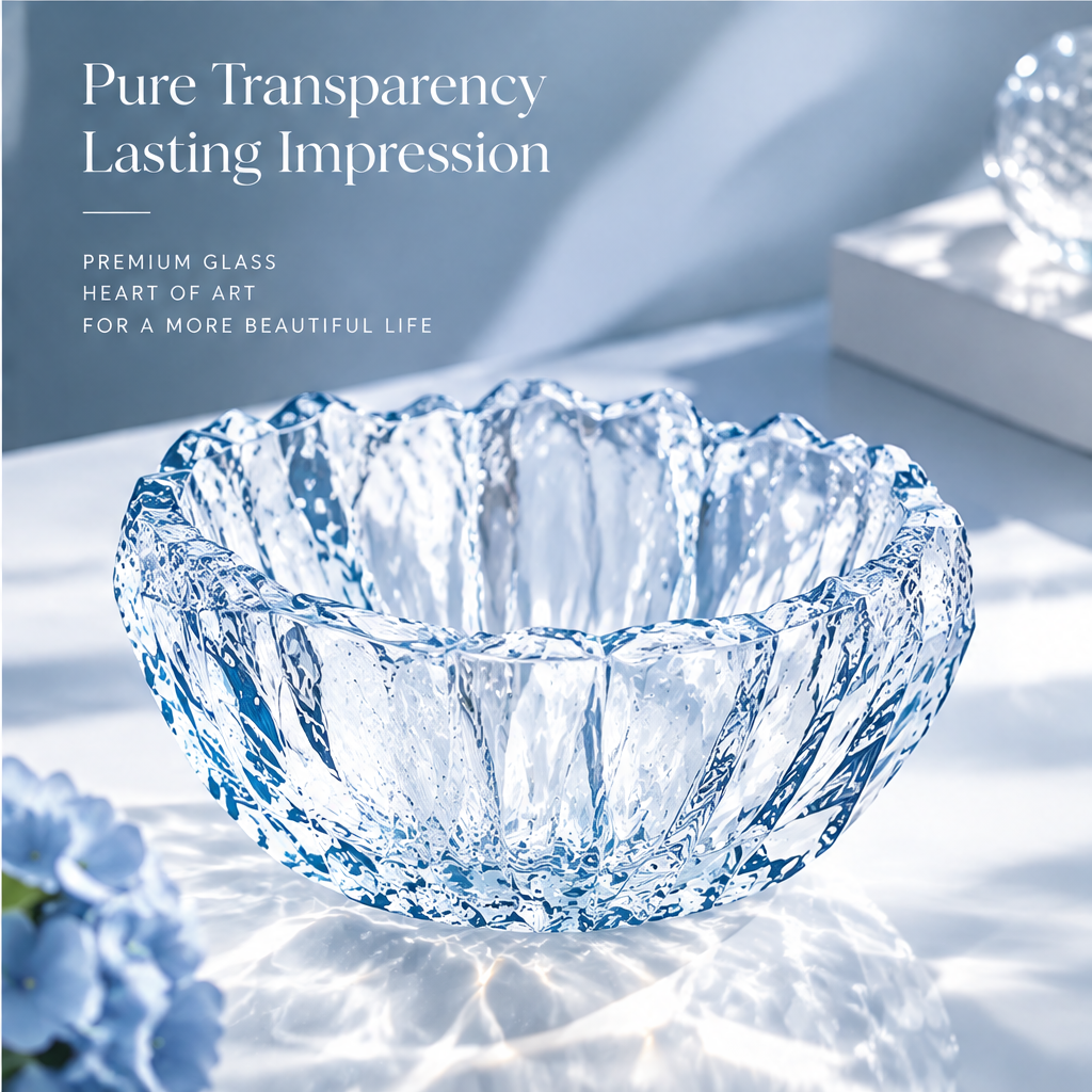 VELOQIAO® Ice Basin Crystal Vase
